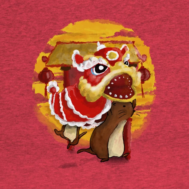 Otter Lion Dance by PeterCraft